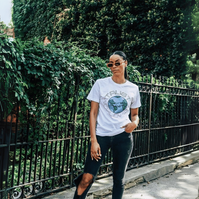 Trust Worldwide Logo Tee - Image 2