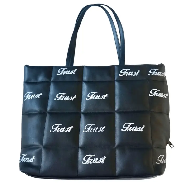 Trust Signature Leather Tote